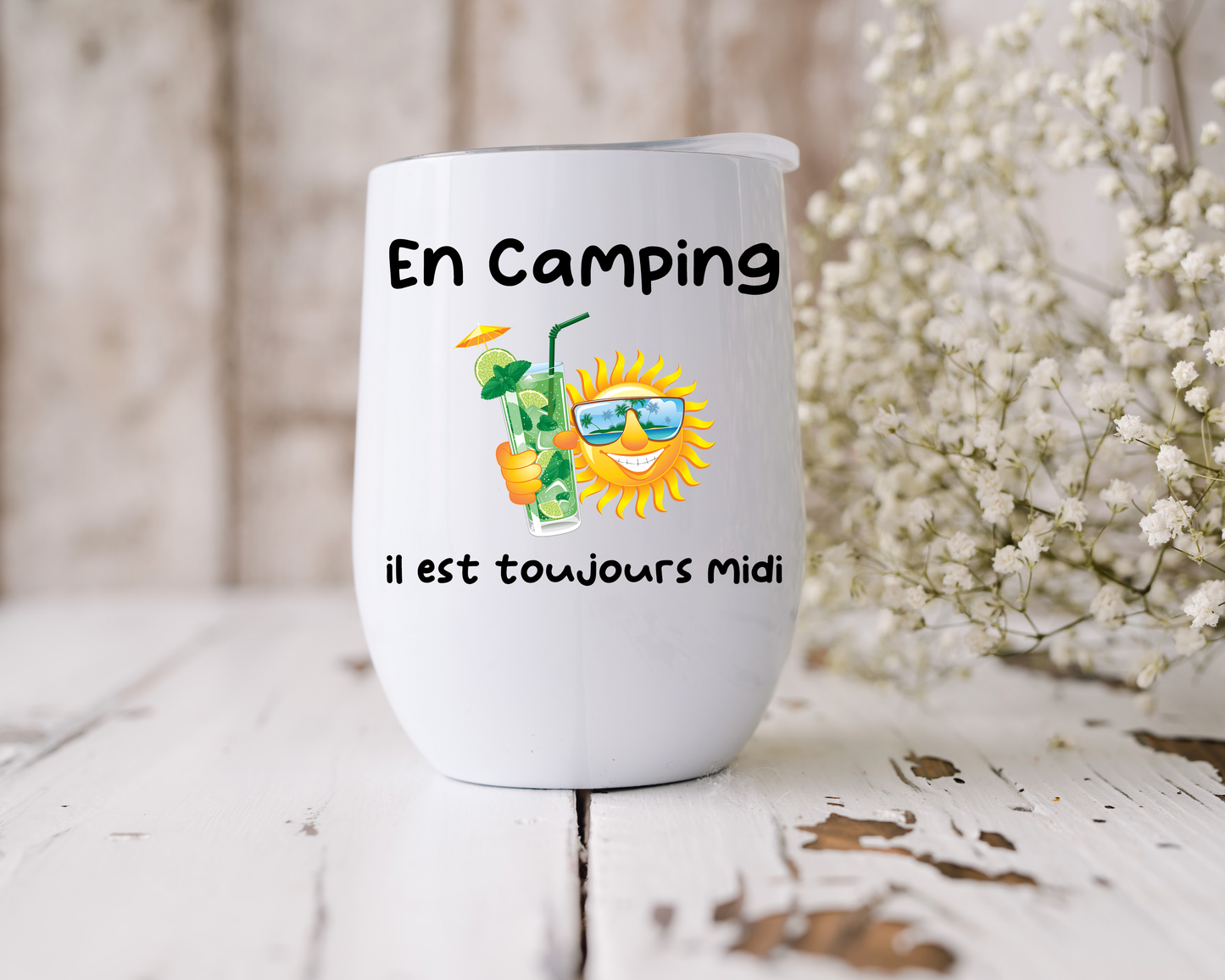 En camping il est toujours midi Soleil